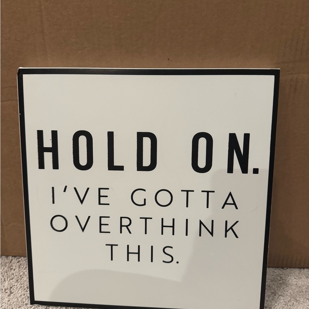 Black and White Quote Wall Art